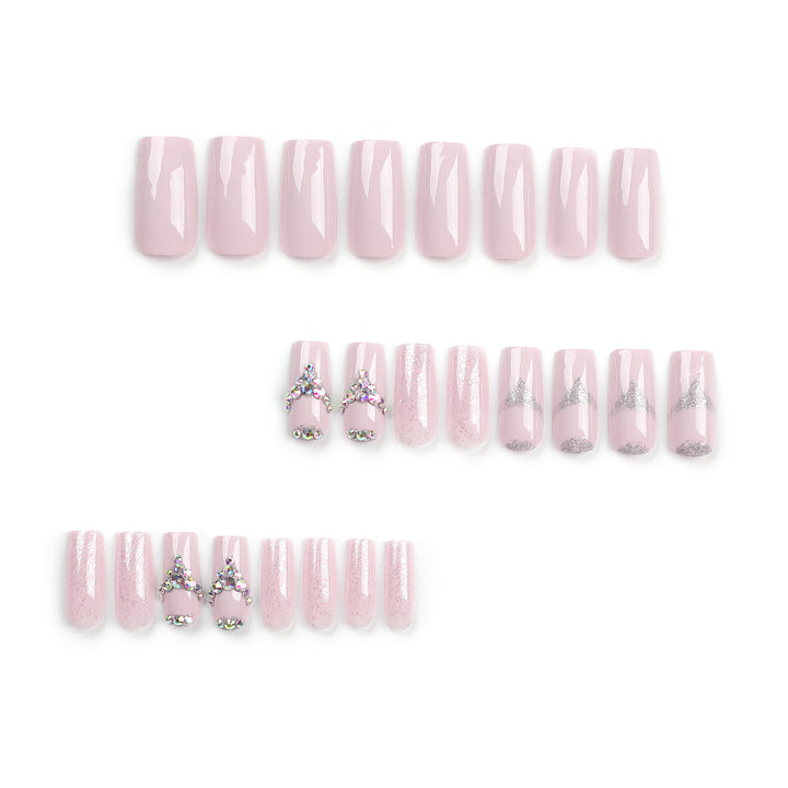 Artful Nail Art with Rhinestone Embellishments Kalsten