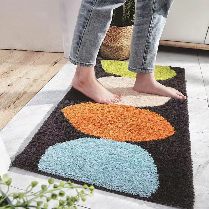 Playful Cat-Themed Bath Mat