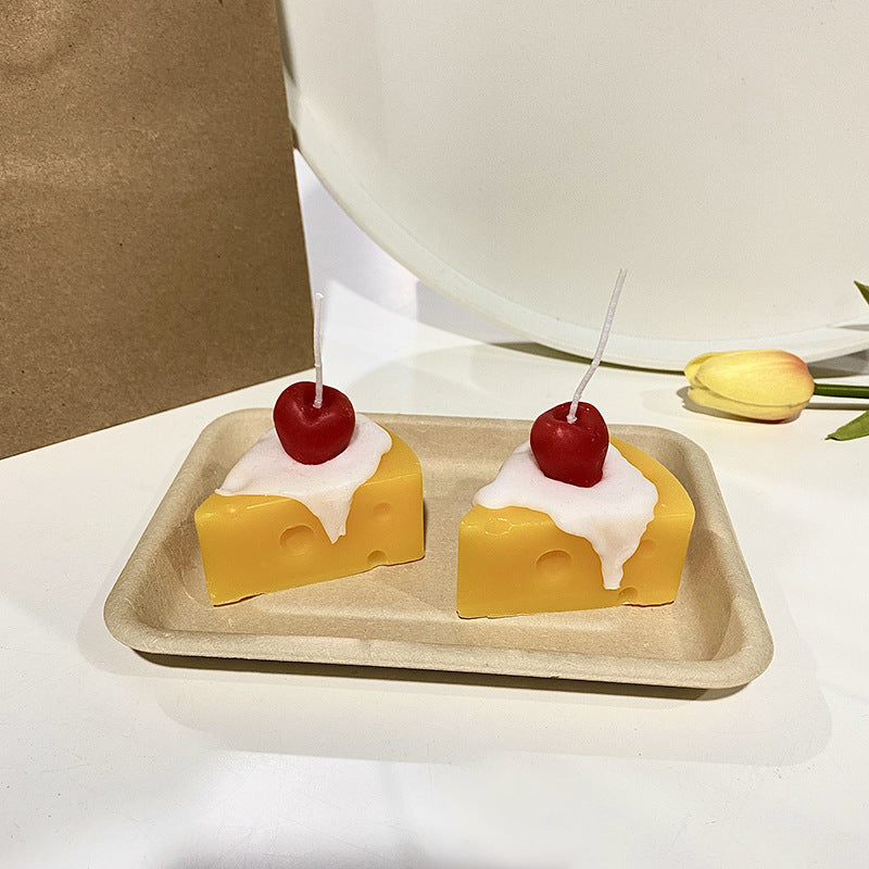 Hand-Poured Realistic Lemon-Shaped Scented Soy Candle with Cotton Wick & Gift Box
