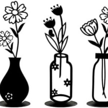 Decorative Floral Vase Kalsten