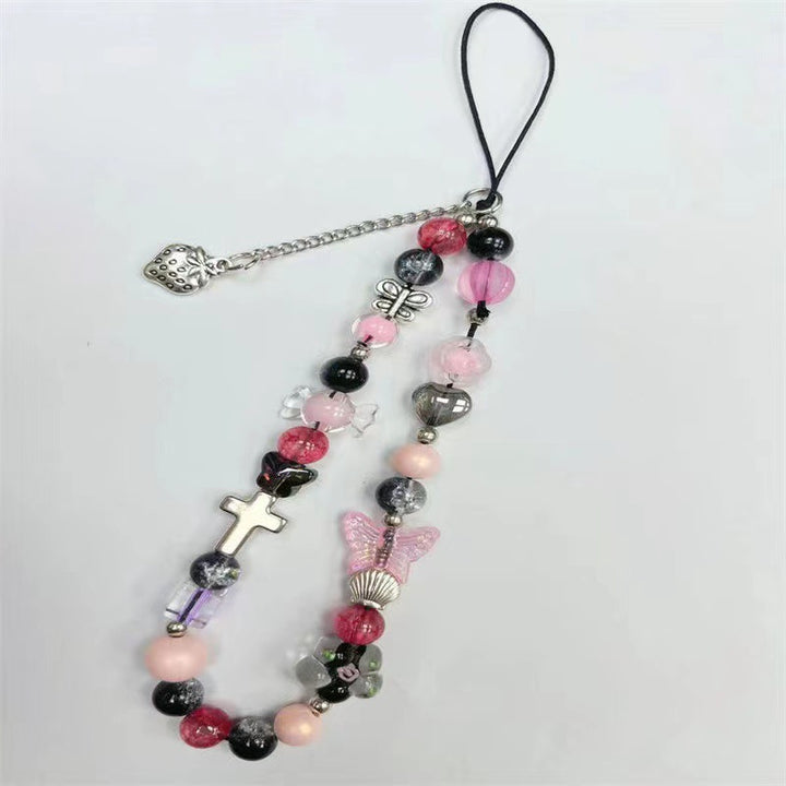 Decorative Beaded Phone Lanyard Kalsten 1790135408