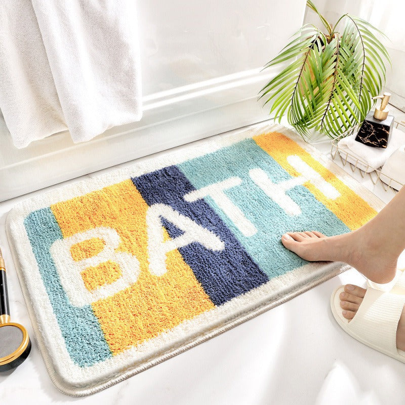 Cute Cat-Themed Bathroom Mat