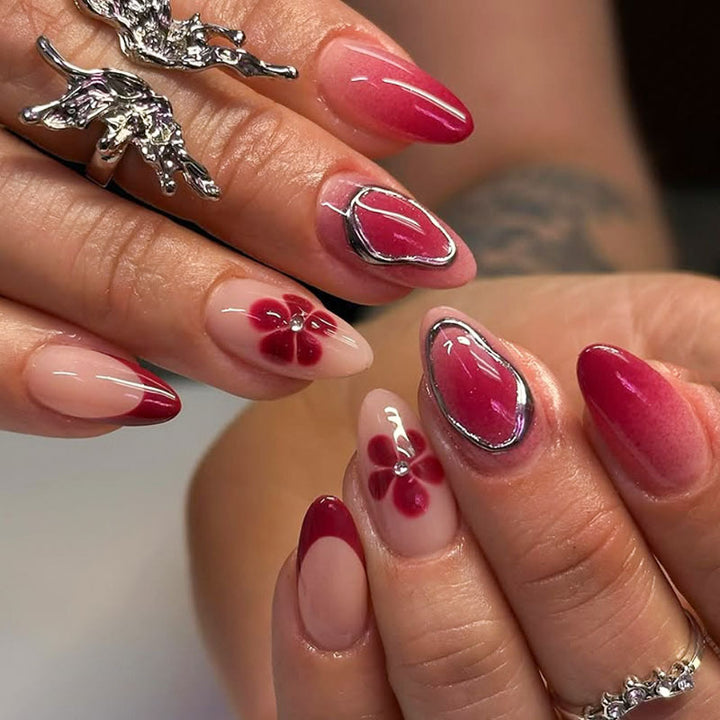 Artistic Floral Acrylic Nail Kit