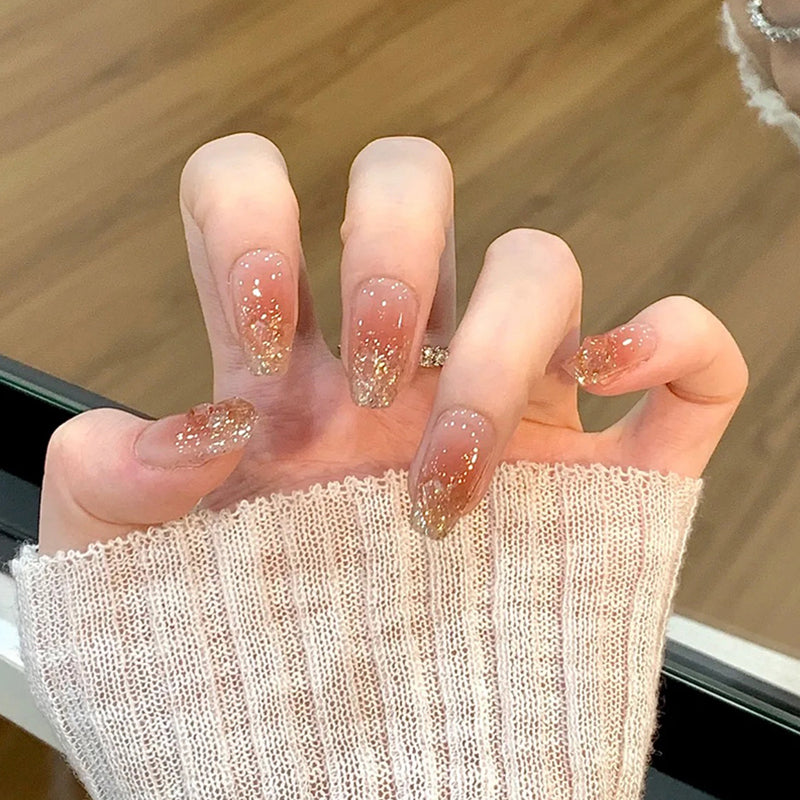 Decorative Ombre Press-On Nails Kalsten