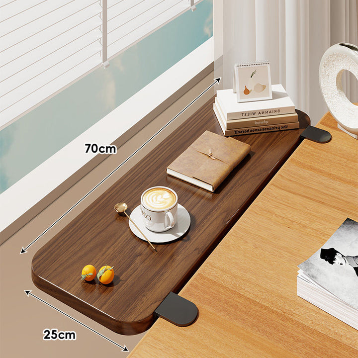 Clamp-On Window Sill Desk Extension Shelf