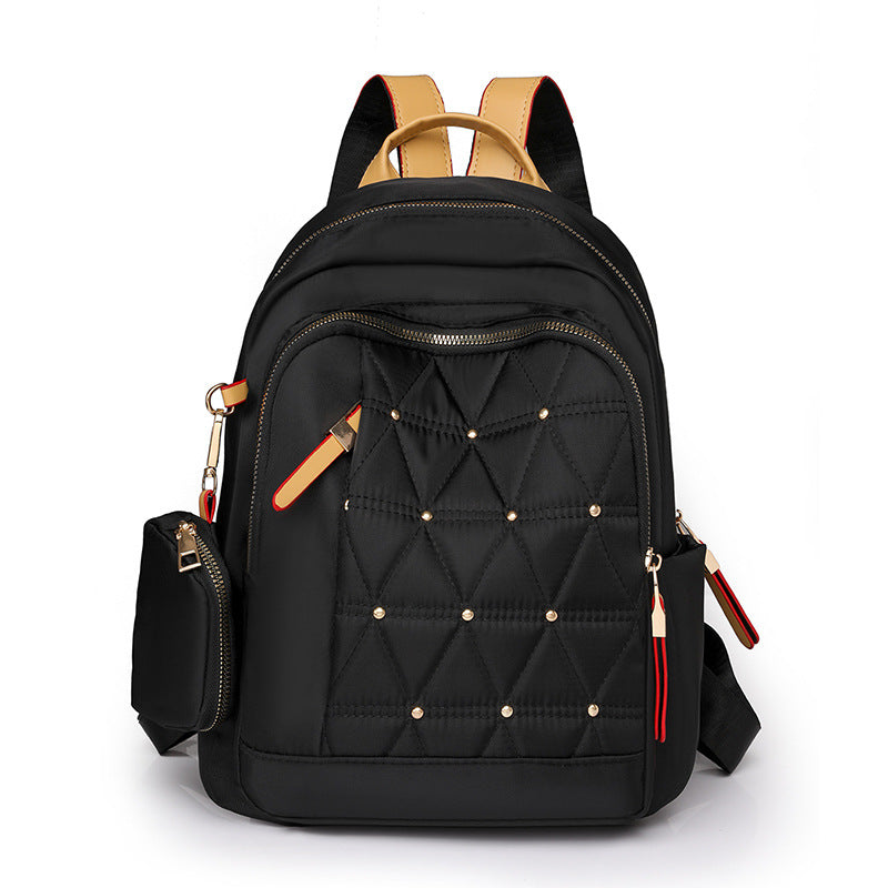 Stylish Quilted Multi-Pocket Backpack