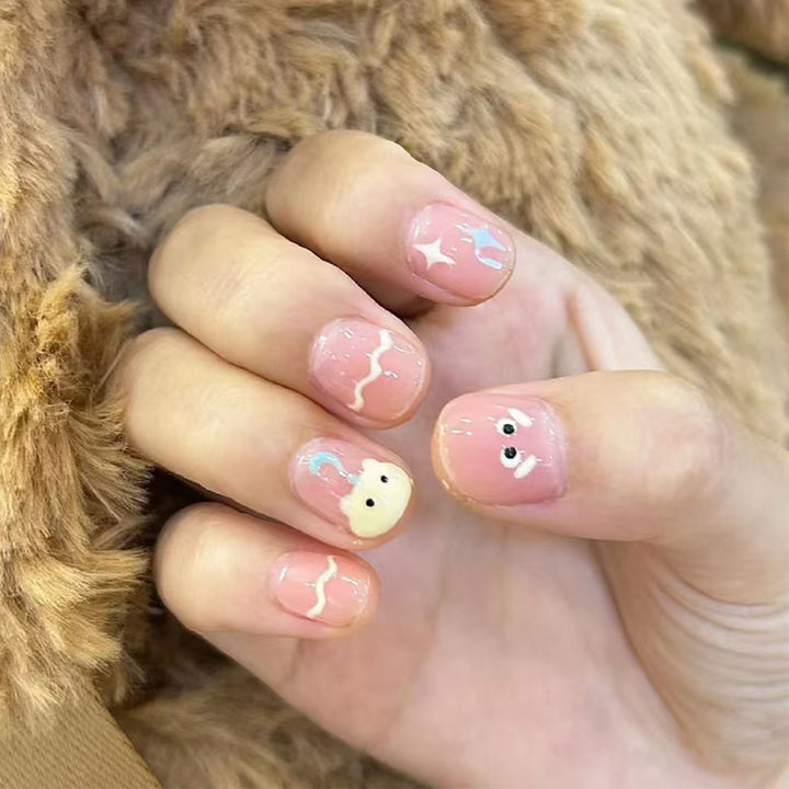 Whimsical Character-Themed Press-On Nails Kalsten