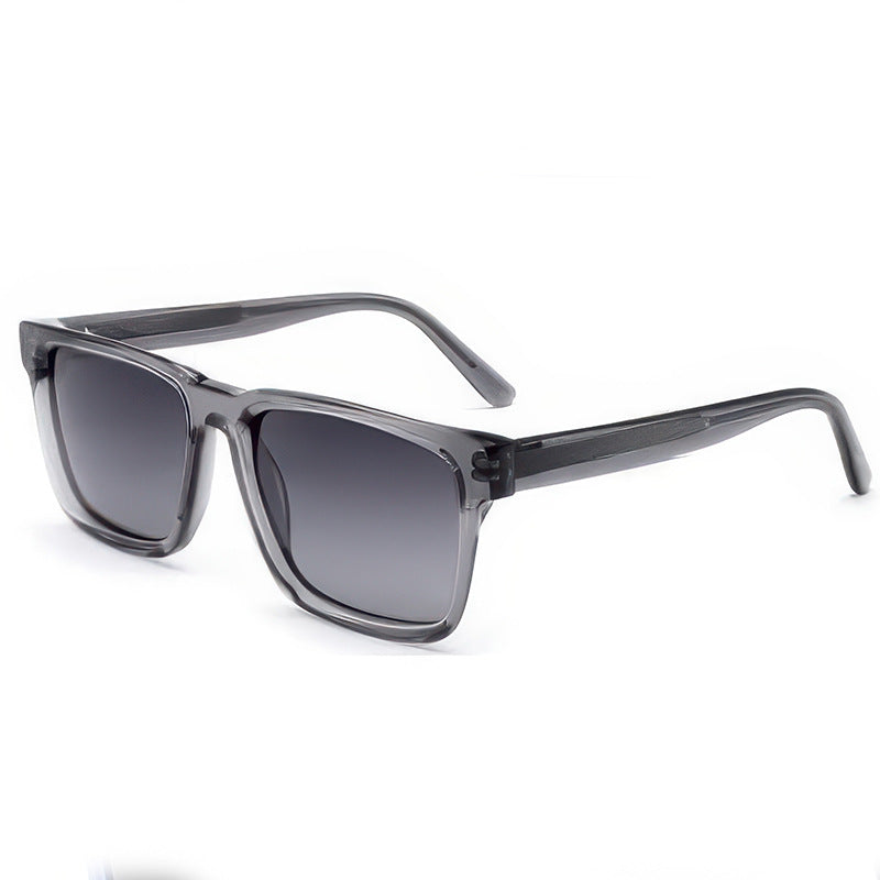 Women's fashionable sunglasses with clear plastic frame and multifunctional lenses Kalsten