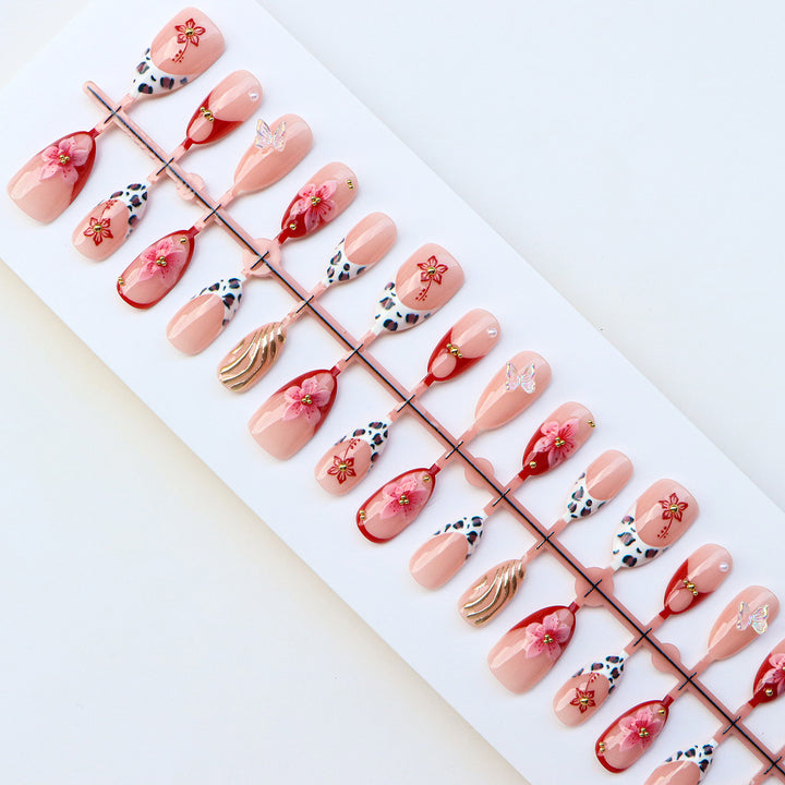 Decorative Floral Nail Art Set
