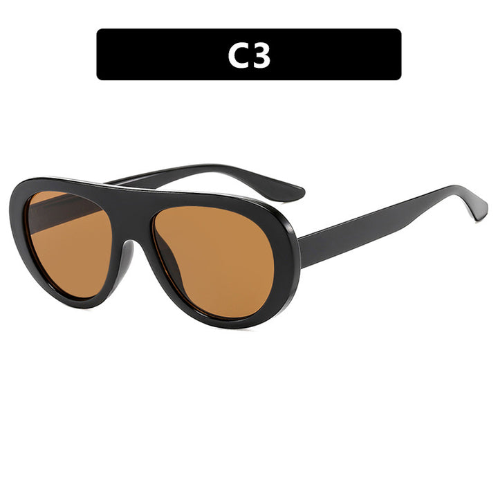 Women's fashionable oversized sunglasses with protective UV filter Kalsten
