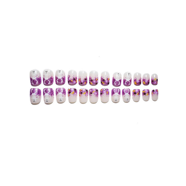 Creative Halloween-Inspired Press-On Nail Art Kalsten