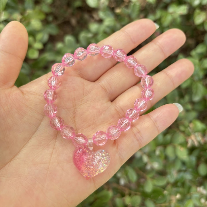Cute bracelet with elephant charm Made of glass Kalsten