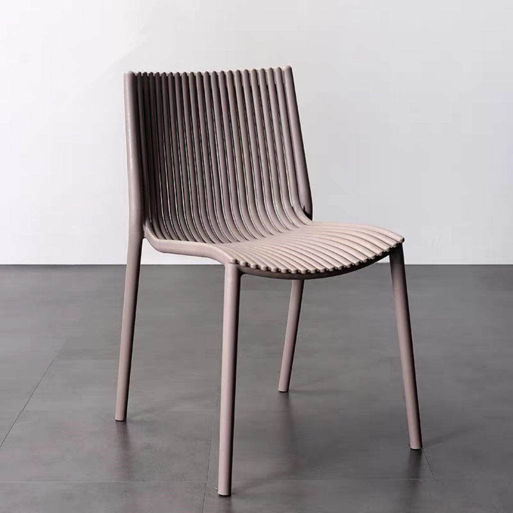 Contemporary Slatted Dining Chair Kalsten