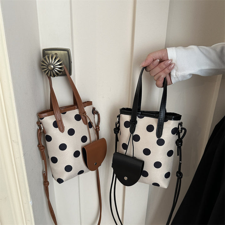Dot Pattern Mini Crossbody Bag