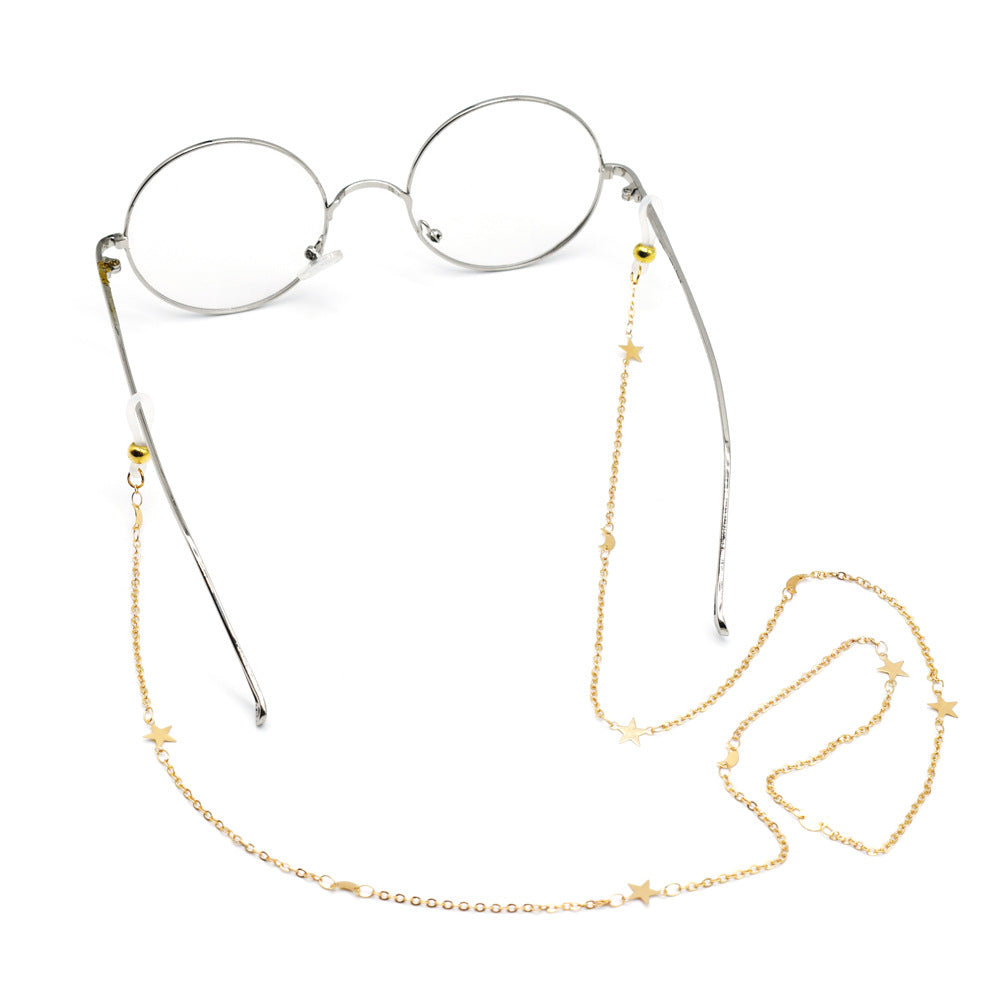 Stylish Star-Detail Eyewear Chain Kalsten