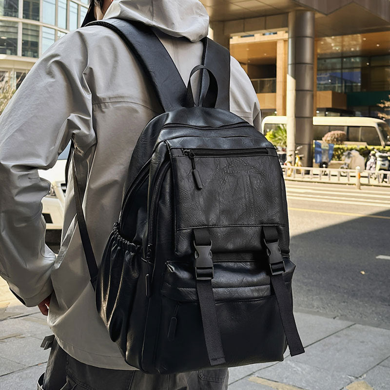 Leather Multi-Functional Backpack Kalsten