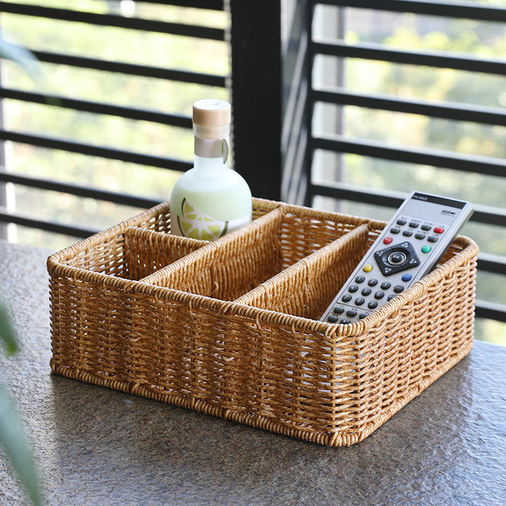 Divided Woven Storage Tray Kalsten