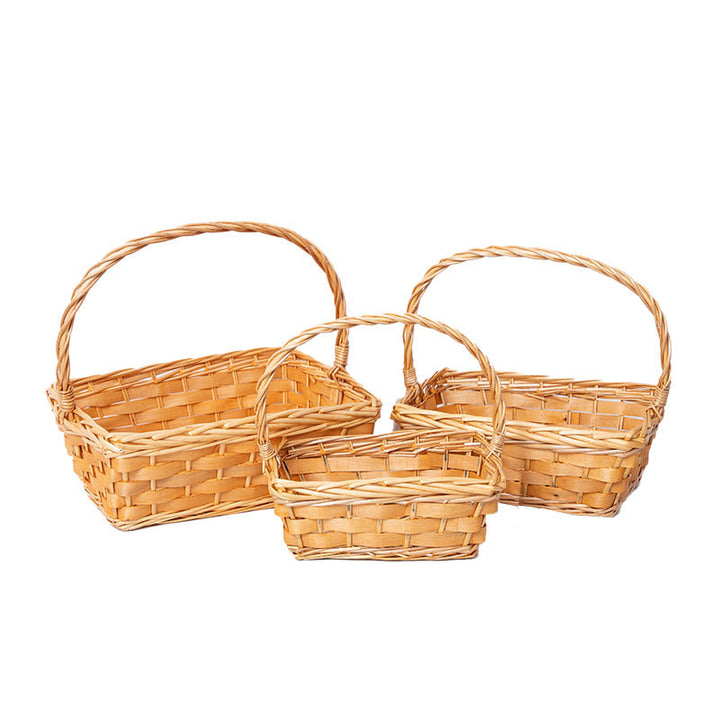 Handcrafted Woven Storage Baskets Set Kalsten