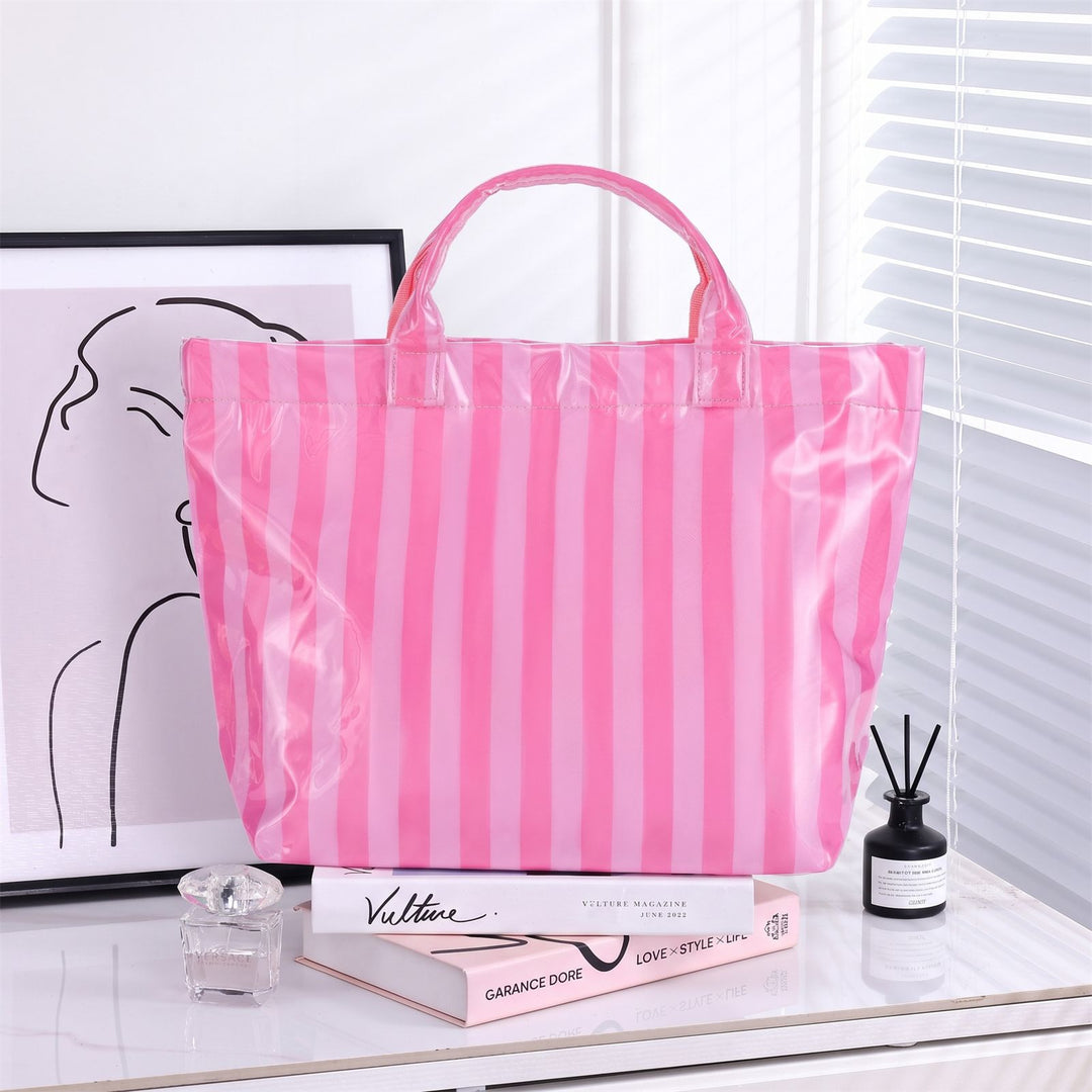 Large Stylish Striped Tote Bag Kalsten