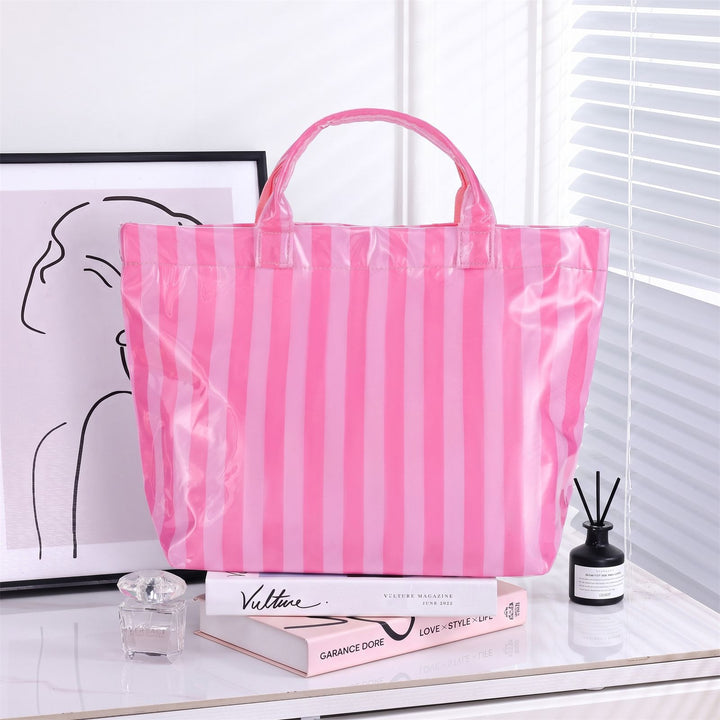 Large Stylish Striped Tote Bag Kalsten