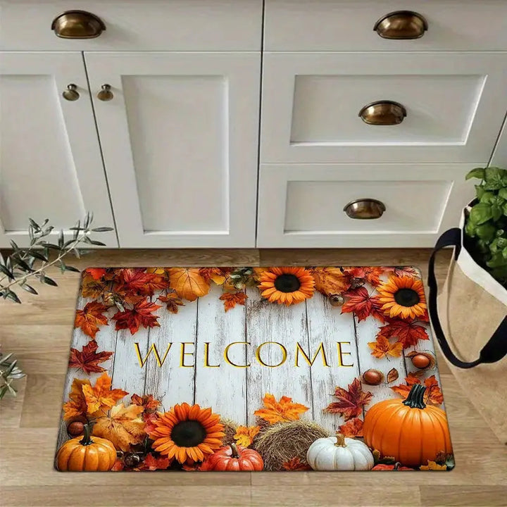 Leaf Pattern Decorative Doormat Kalsten
