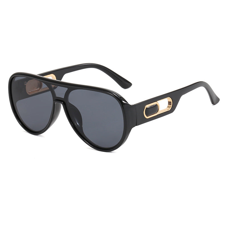 Ladies Elegant Oversize Sunglasses with Designer Details Kalsten