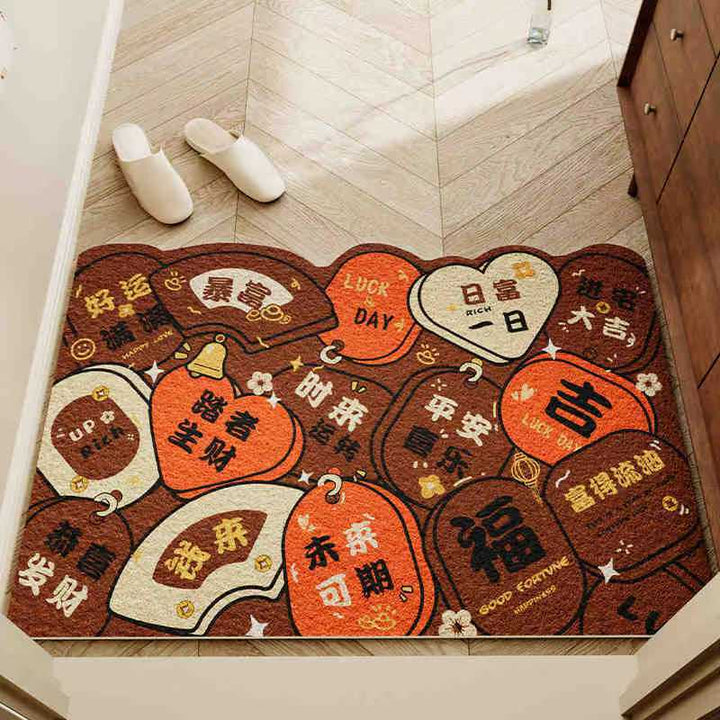 Cute Panda-Themed Welcome Mat