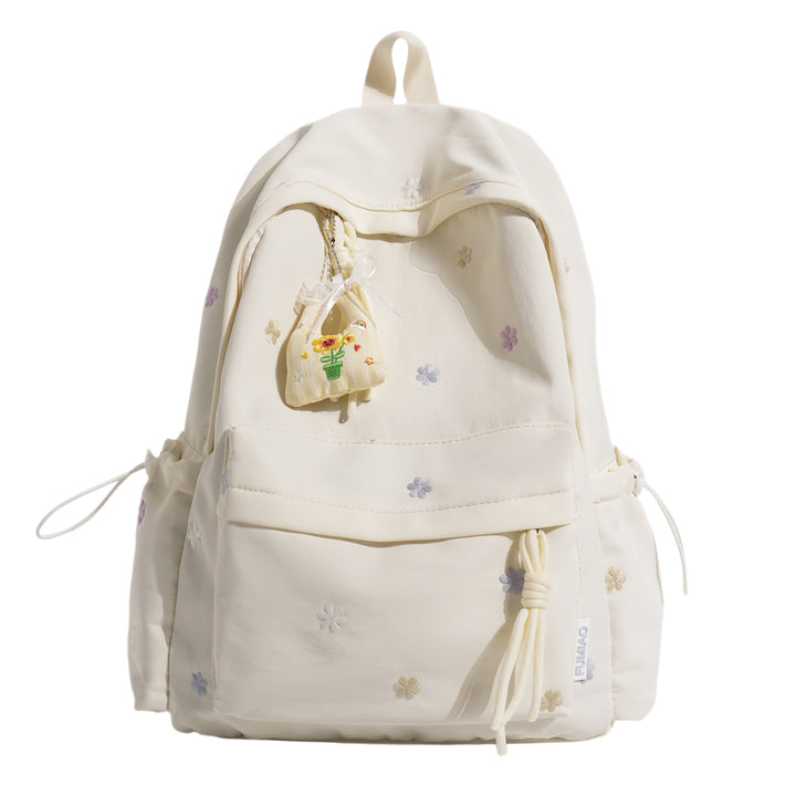 Embroidered Floral Print Backpack Kalsten