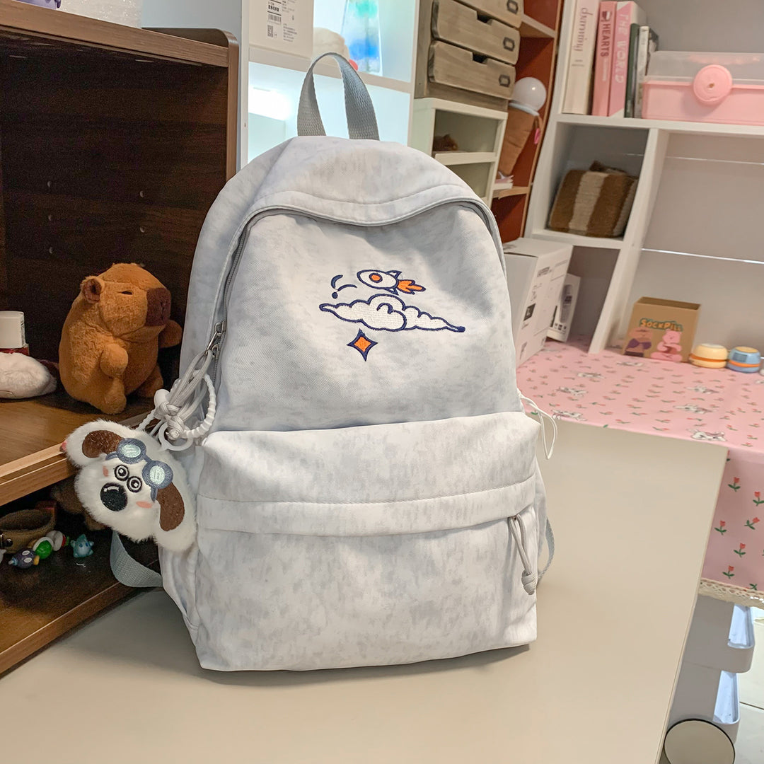 Trendy Embroidered Backpack Kalsten