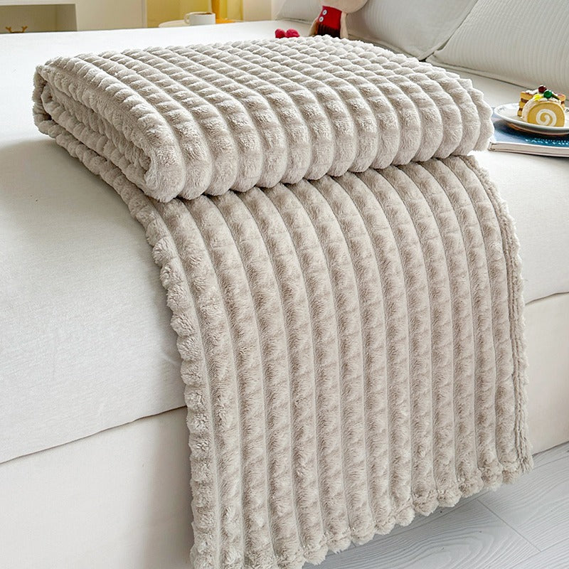 Ridge Textured Throw Blanket Kalsten