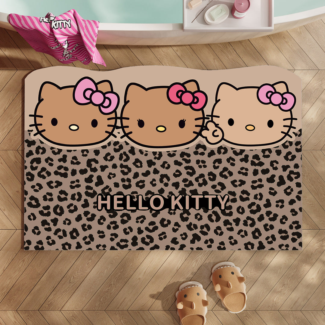 Hello Kitty Themed Plush Bath Mat