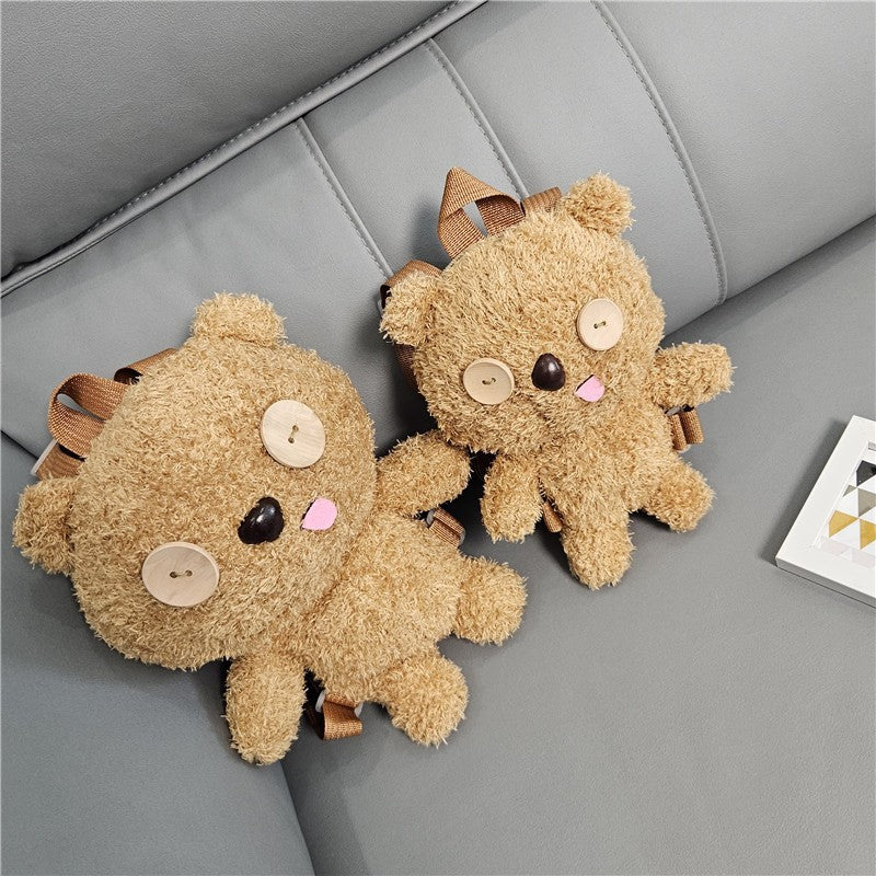 Cute Cuddly Backpack with Bear Motif Kalsten