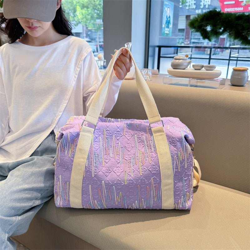 Multifunctional sports and travel bag with creative texture Kalsten