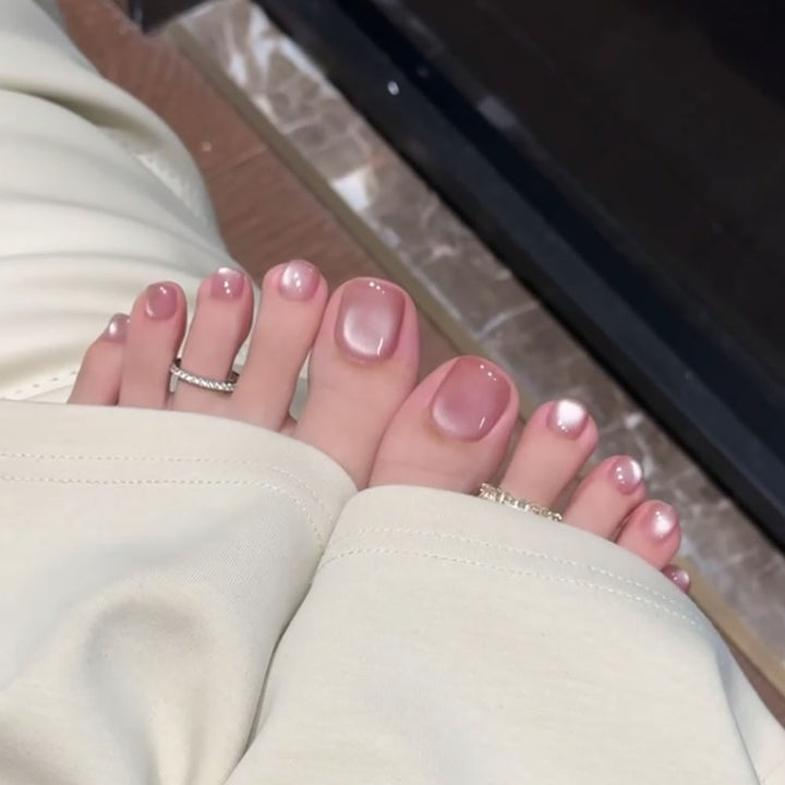 Elegant Metallic Nail Art
