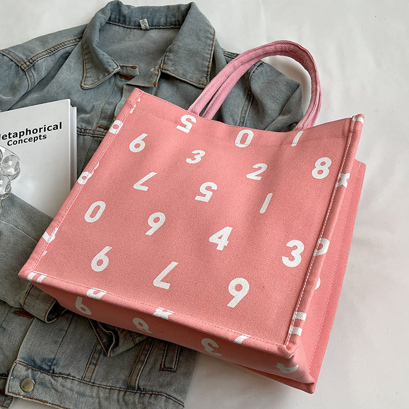 Casual Canvas Shopper Bag