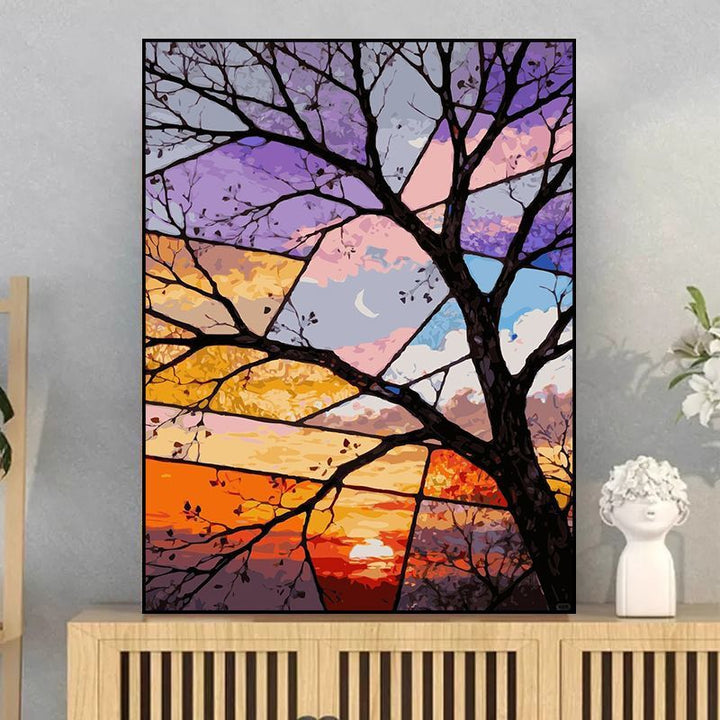 Abstract Sunset Wall Art Kalsten