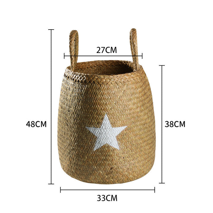 Decorative Natural Wicker Storage Basket Kalsten