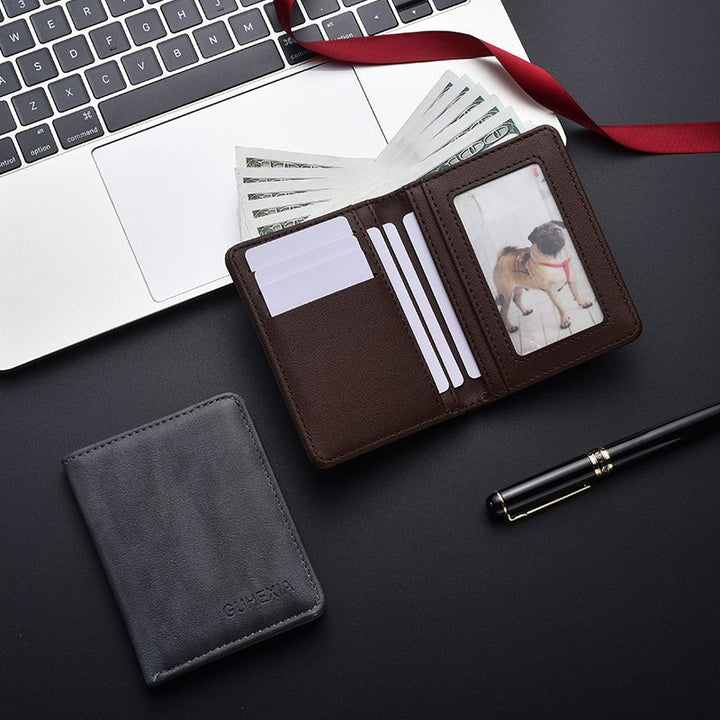 Compact Leather Card Holder