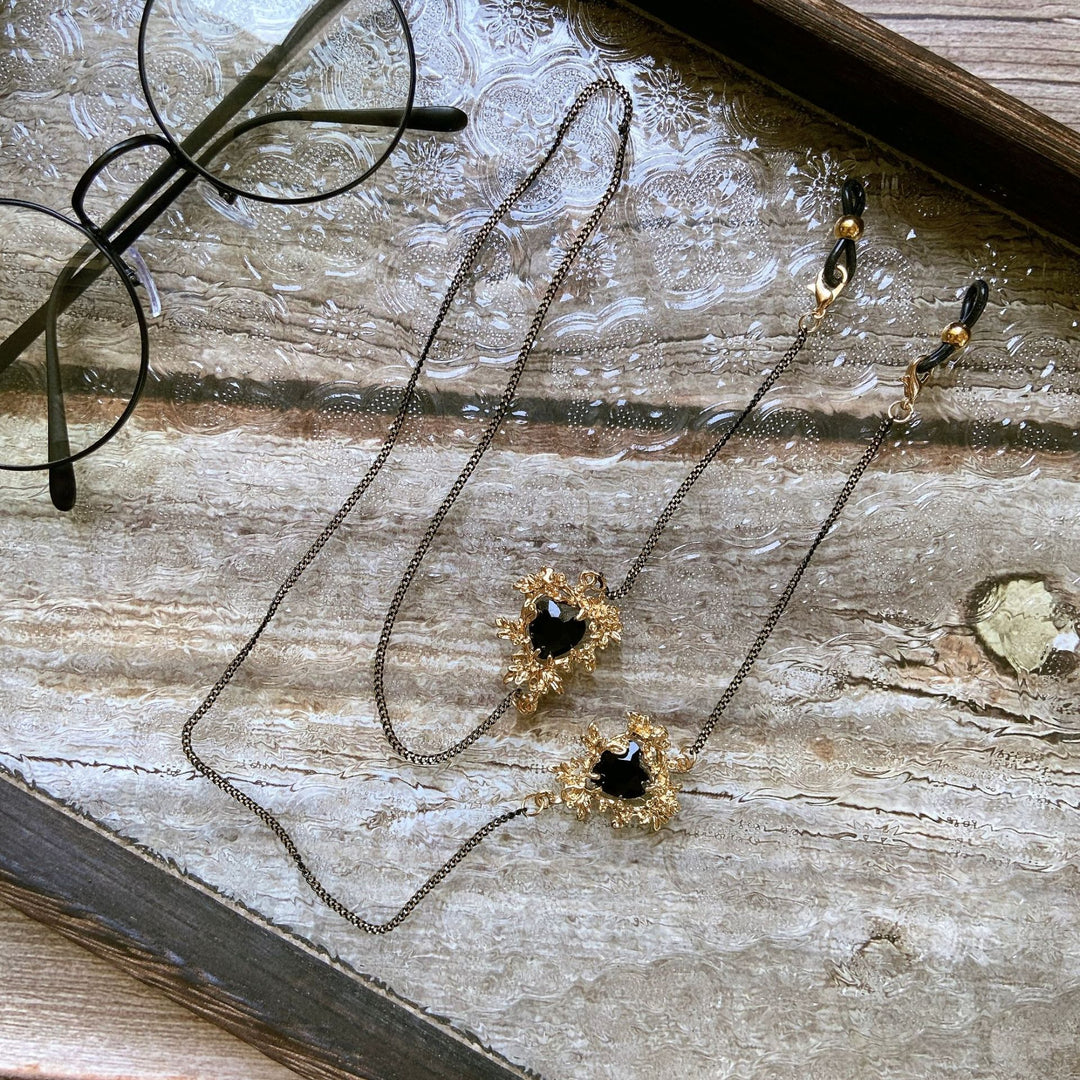 Elegant Necklace with Artificial Stone Pendants Kalsten