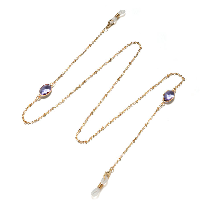 Elegant Gemstone-Embellished Eyewear Holder kalsten