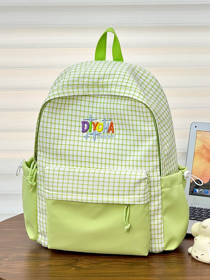 Textured School Backpack Kalsten