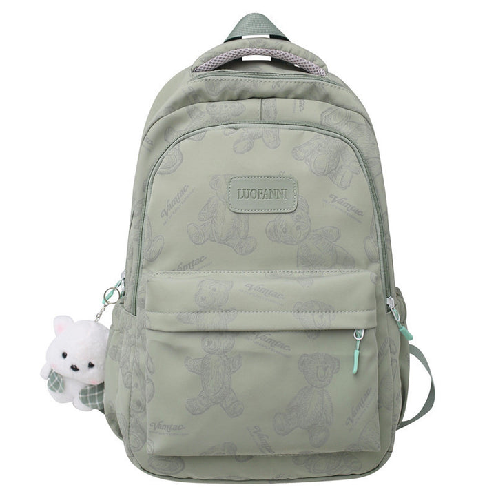Backpack Made of Durable Nylon with Cute Bear Pattern Kalsten