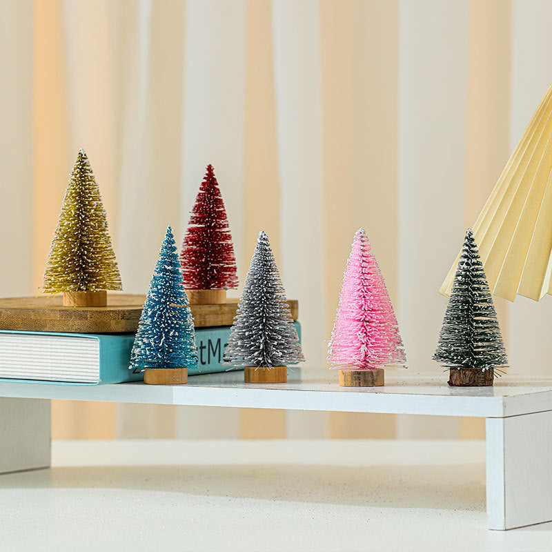 Decorative Miniature Christmas Tree Figurines Kalsten