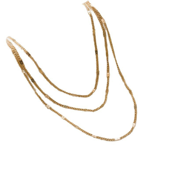 Layered Sleek Chain Necklace Kalsten