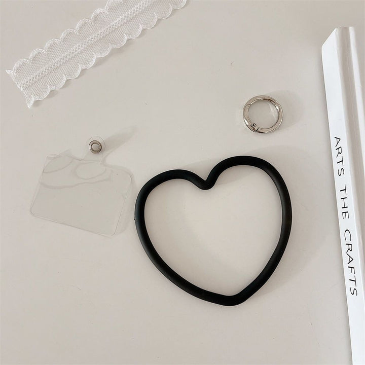 Heart-Shaped Silicone Tag Holder Kalsten