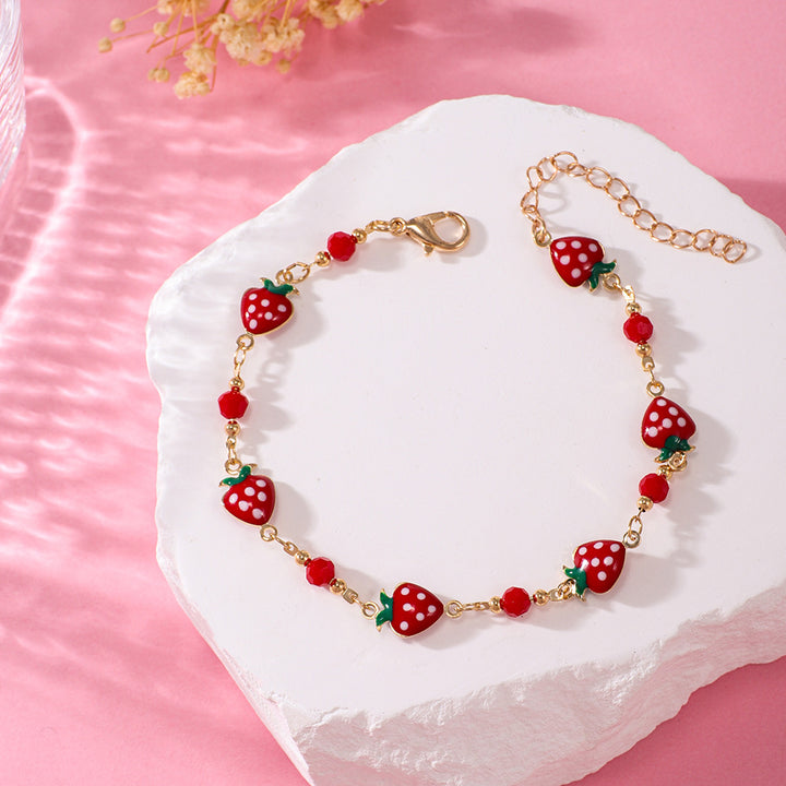 Strawberry Charm Bracelet Kalsten