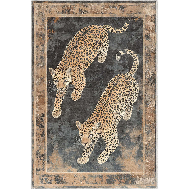 Elegant Tiger-Themed Area Rug for Home