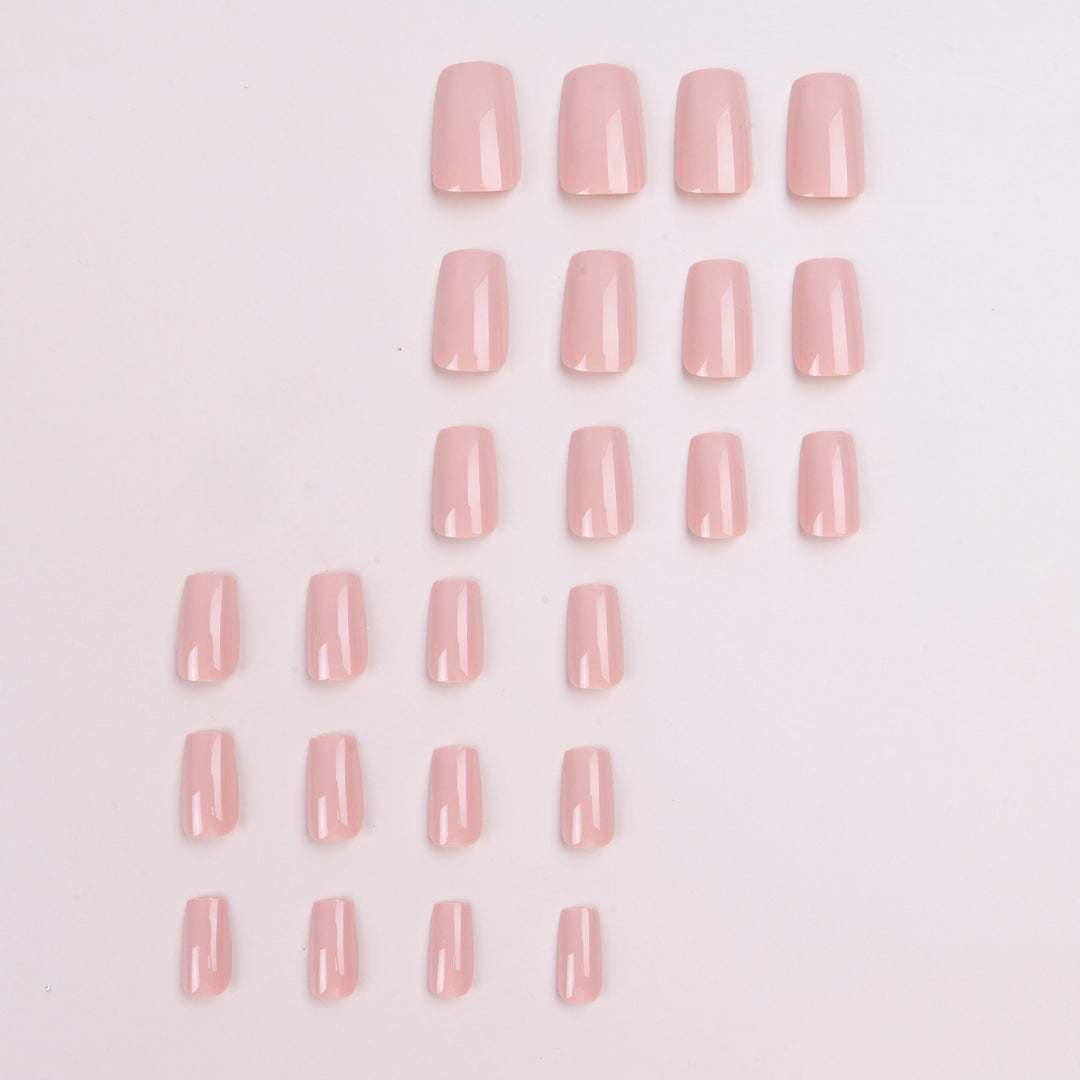Elegant Glossy Nail Extensions