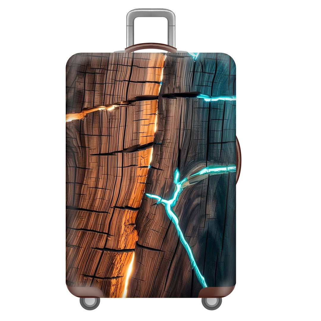 Men's hard-shell suitcase with unique skull design Kalsten