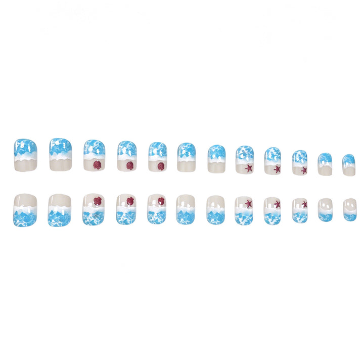 Coastal Ocean-Inspired Nail Art Kalsten